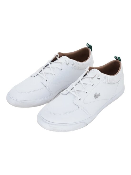 Lacoste Men\'s Bayliss 119 1 U CMA Leather Sneakers White Size US 12M EU 46 main image 5